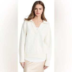 Brochu Walker The Rainer Layered Looker Sweater In Tusk Size Small